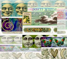 Moon Collage strip display